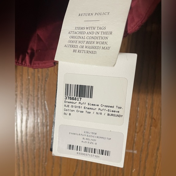 Aje top size AU8 US small - Picture 4 of 5